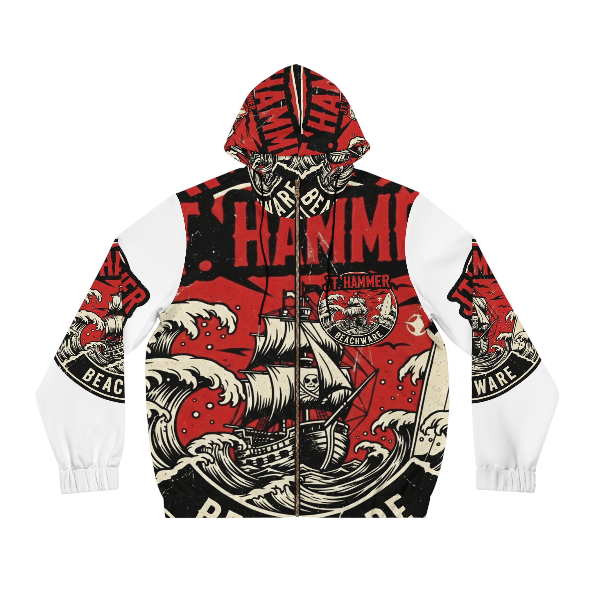 Sailor Tattoo Full-Zip Hoodie